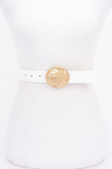 Metal Buckle Pu Belt | Mixtshop LLC