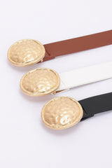 Metal Buckle Pu Belt | Mixtshop LLC