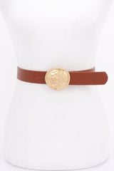 Metal Buckle Pu Belt | Mixtshop LLC
