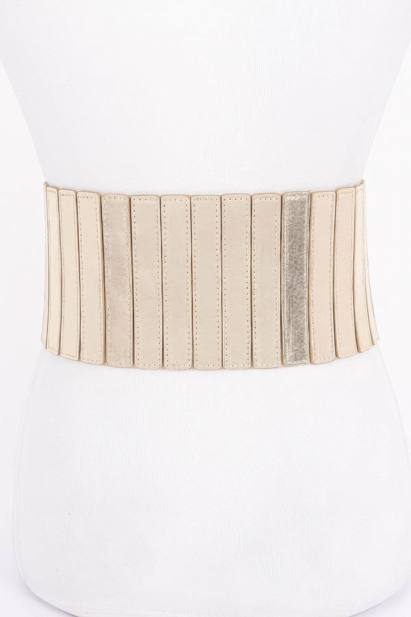Multi Pu Zip Front Elastic Belt | Mixtshop LLC