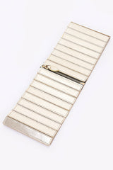 Multi Pu Zip Front Elastic Belt | Mixtshop LLC