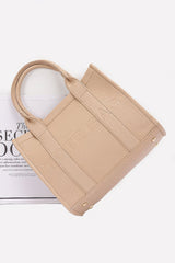 Faux Leather Tote Bag | Mixtshop LLC