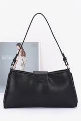 Faux Leather Eyelet Studded Shoulder Bag | Mixtshop LLC