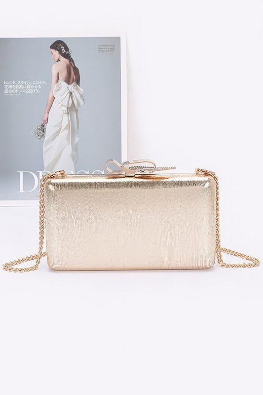 Metal Ribbon Top Case Clutch | Mixtshop LLC