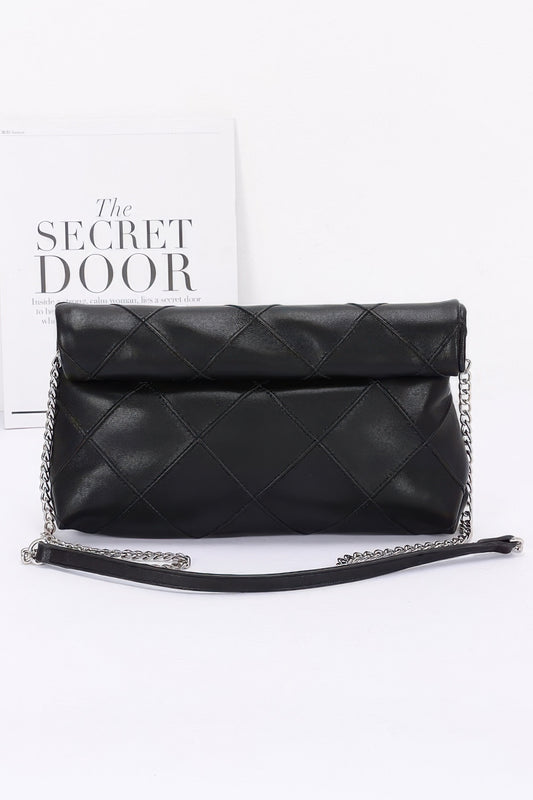 Quilted Faux Leather Pouch | Mixtshop LLC