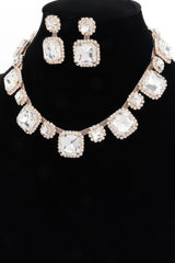 Rhinestone Party Necklace Set | Mixtshop LLC