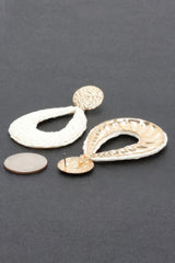 Metal And Paper Earring | Mixtshop LLC