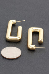 Metal Gold Dip Earring | Mixtshop LLC