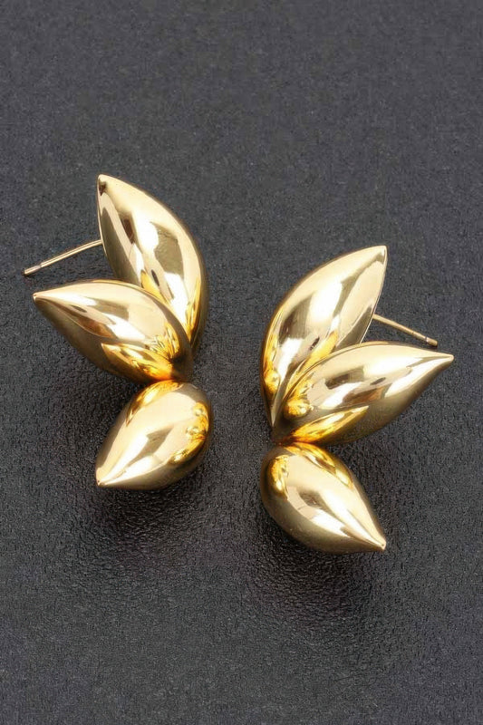 Metal Gold Dip Earring | Mixtshop LLC