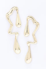Metal Gold Dip Earring | Mixtshop LLC
