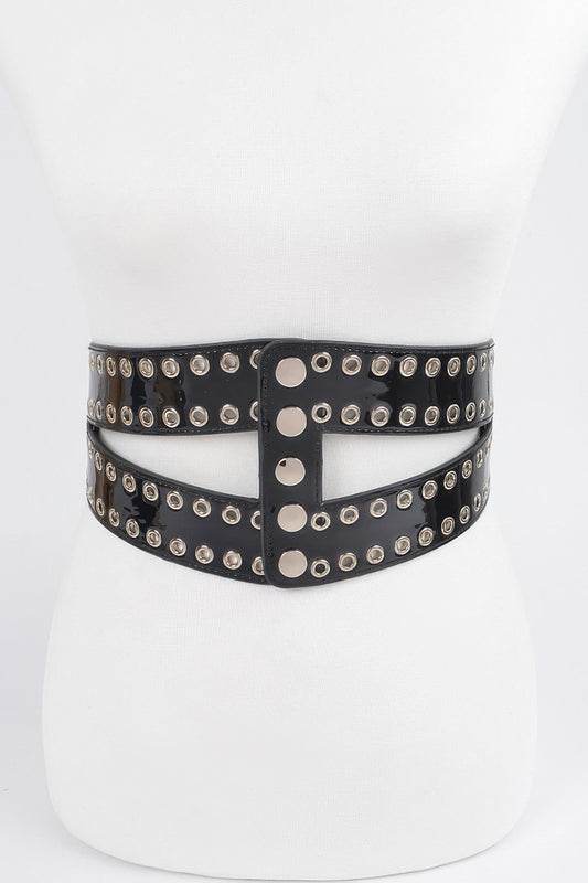 Corset Stretch Belt W Eyelet | Mixtshop LLC