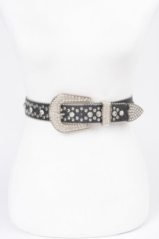 Studded Rhinestone Belt | Mixtshop LLC