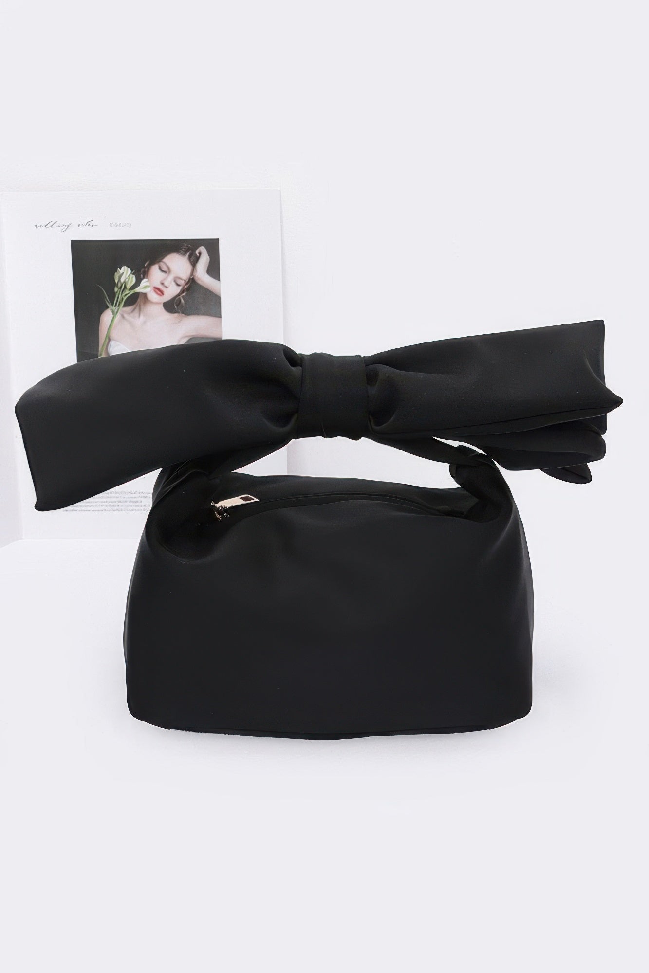 Nylon Bow Handle Women's Clutch Bag | Mixtshop LLC