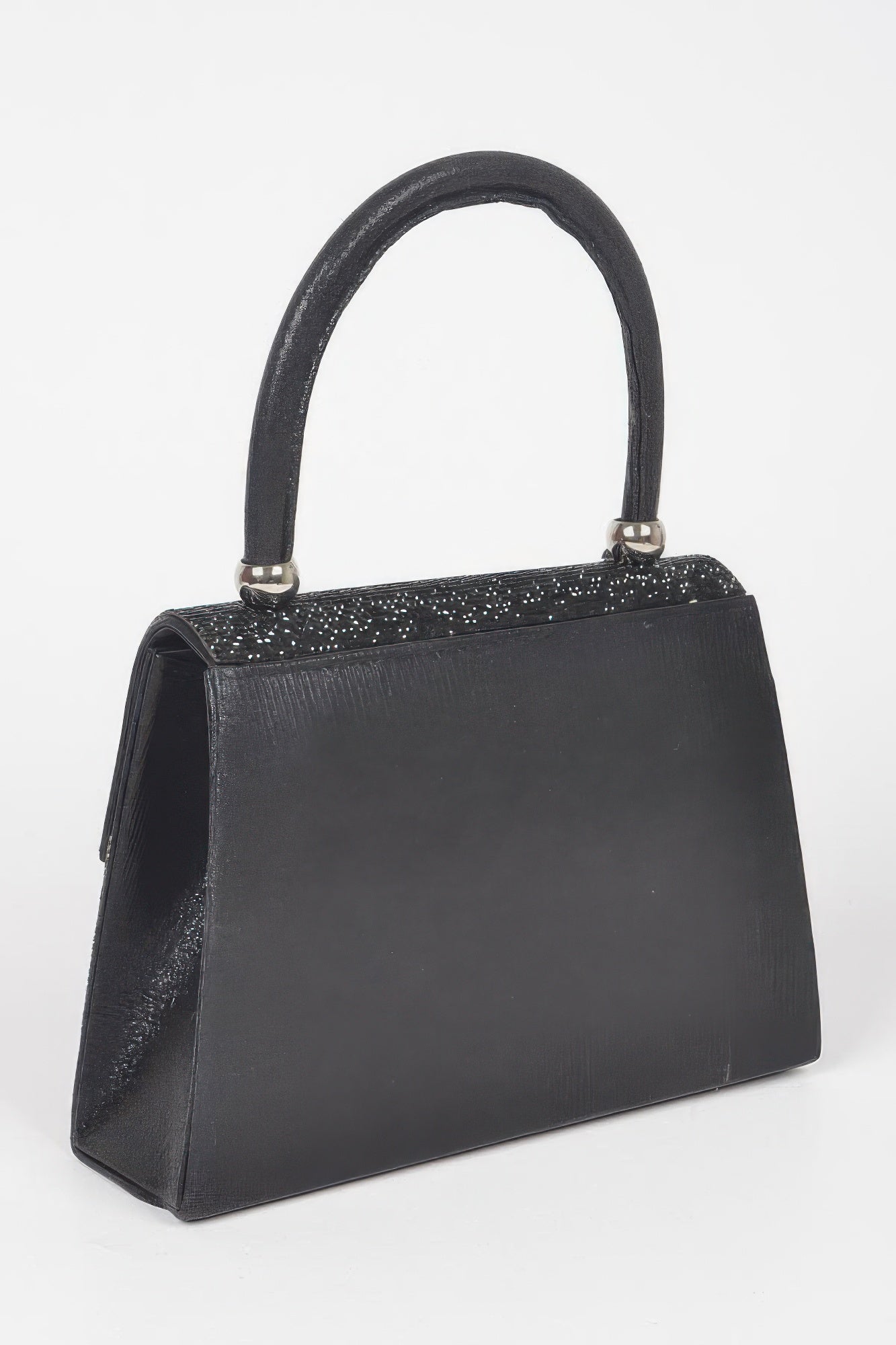 Rhinestone Ribbon Top Handle Bag | Mixtshop LLC