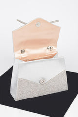 Rhinestone Ribbon Top Handle Bag | Mixtshop LLC