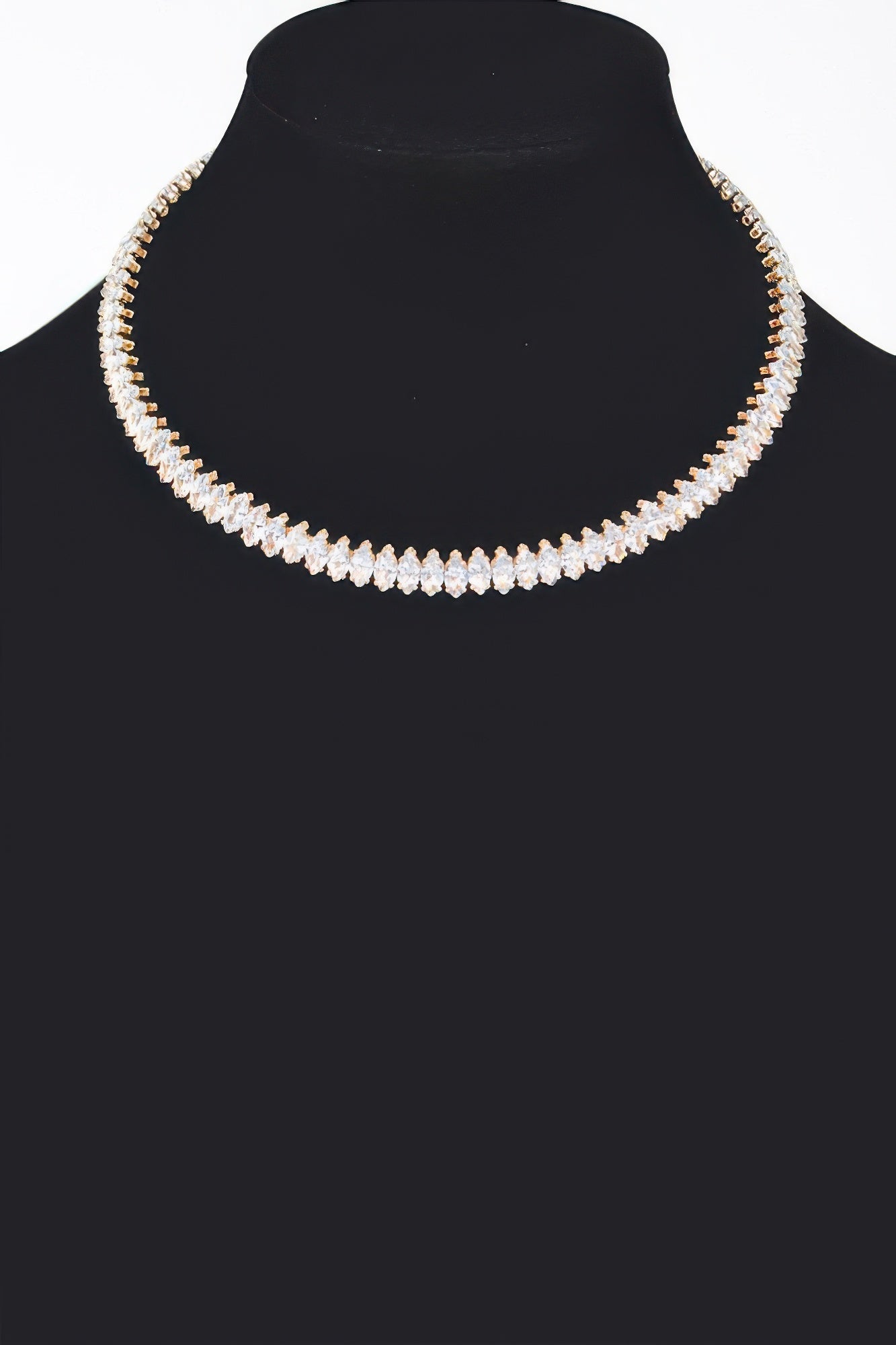 Cubic Zirconia Choker Necklace | Mixtshop LLC