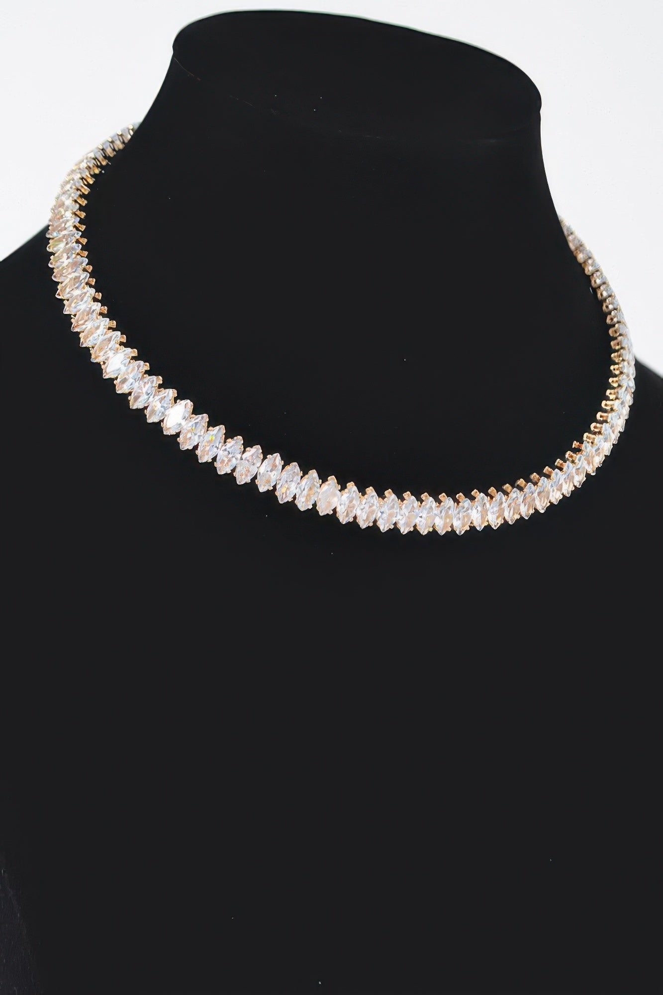 Cubic Zirconia Choker Necklace | Mixtshop LLC