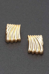 Gold Plated Metal Earring | Mixtshop LLC