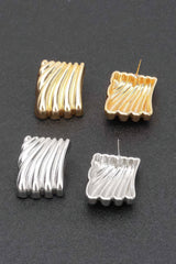 Gold Plated Metal Earring | Mixtshop LLC