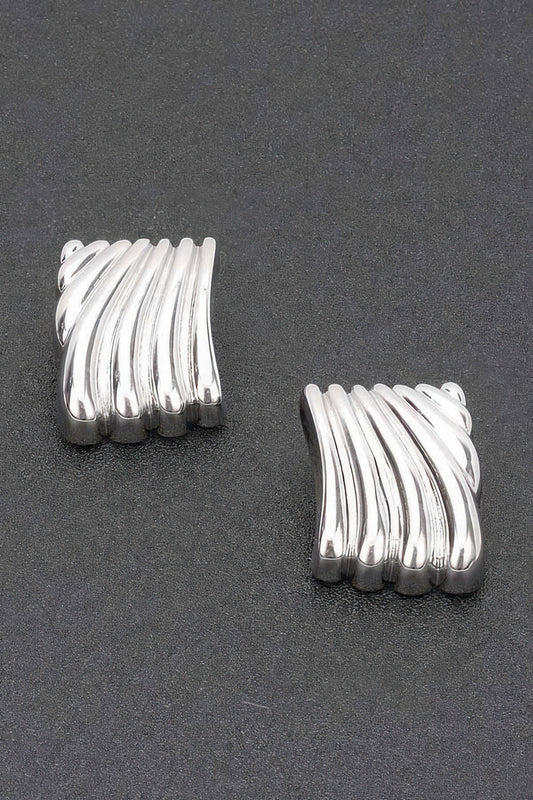 Gold Plated Metal Earring | Mixtshop LLC