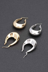 Metal Vintage Hoop Earring | Mixtshop LLC