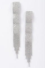 Rhinestone Fringe Earring | Mixtshop LLC