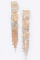 Rhinestone Fringe Earring | Mixtshop LLC