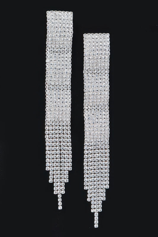 Rhinestone Fringe Earring | Mixtshop LLC