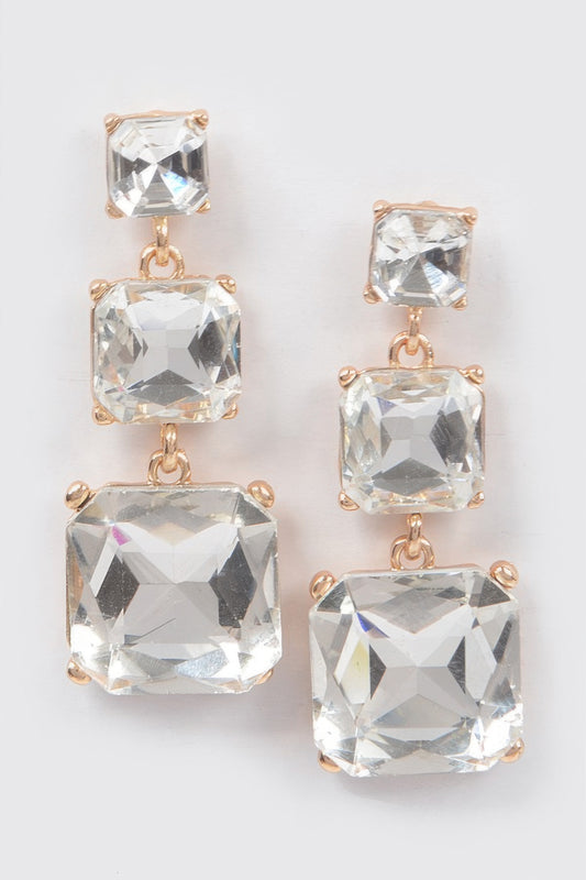 Rhinestone Dangle Earring | Mixtshop LLC