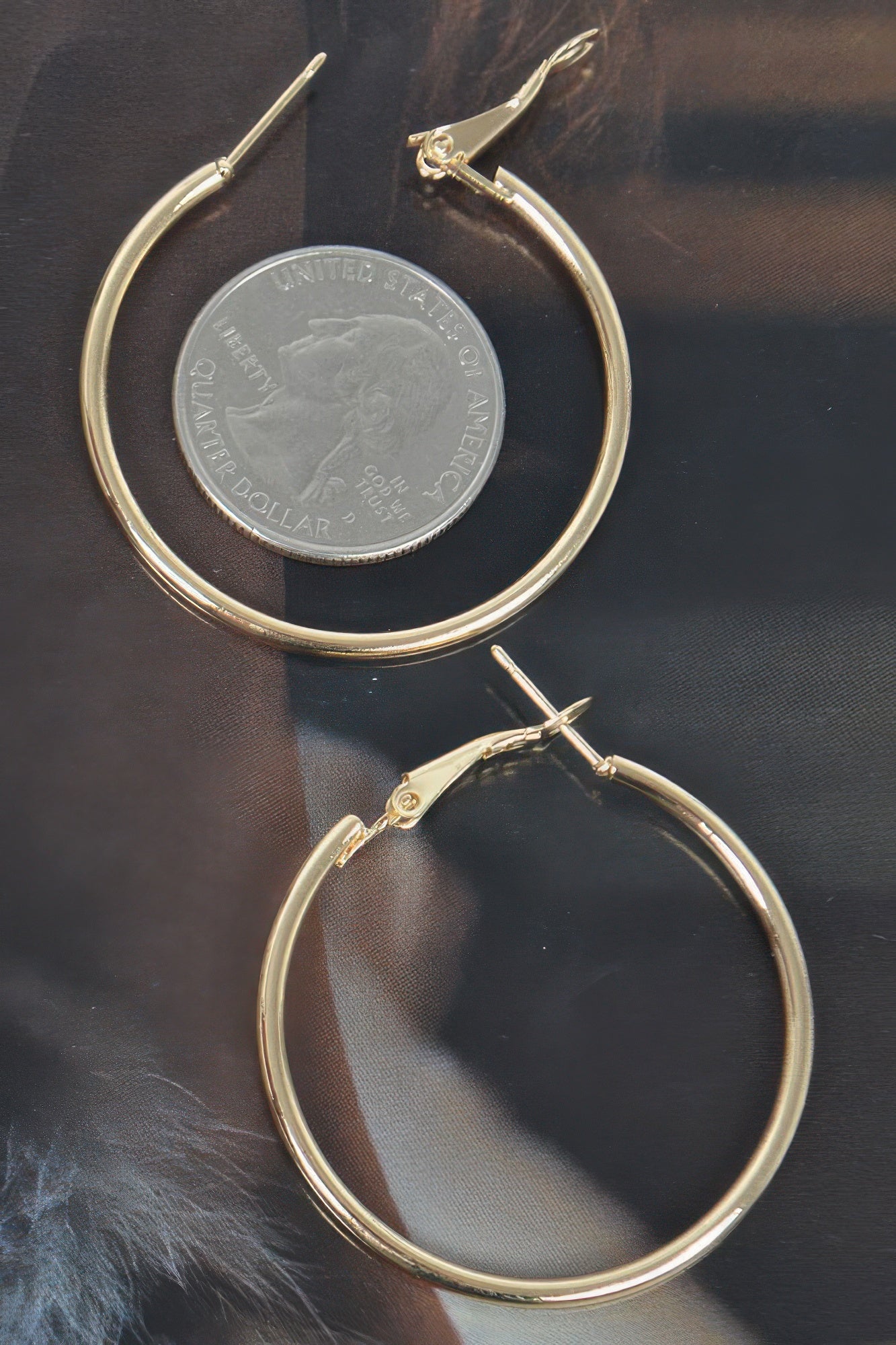 Metal 40mm Hoop Earring | Mixtshop LLC