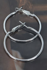 Metal 40mm Hoop Earring | Mixtshop LLC