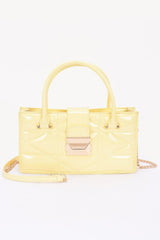 Embossed Enamel Handle Clutch | Mixtshop LLC