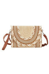 Multi Pattern Straw Clutch & Crossbody Bag | Mixtshop LLC