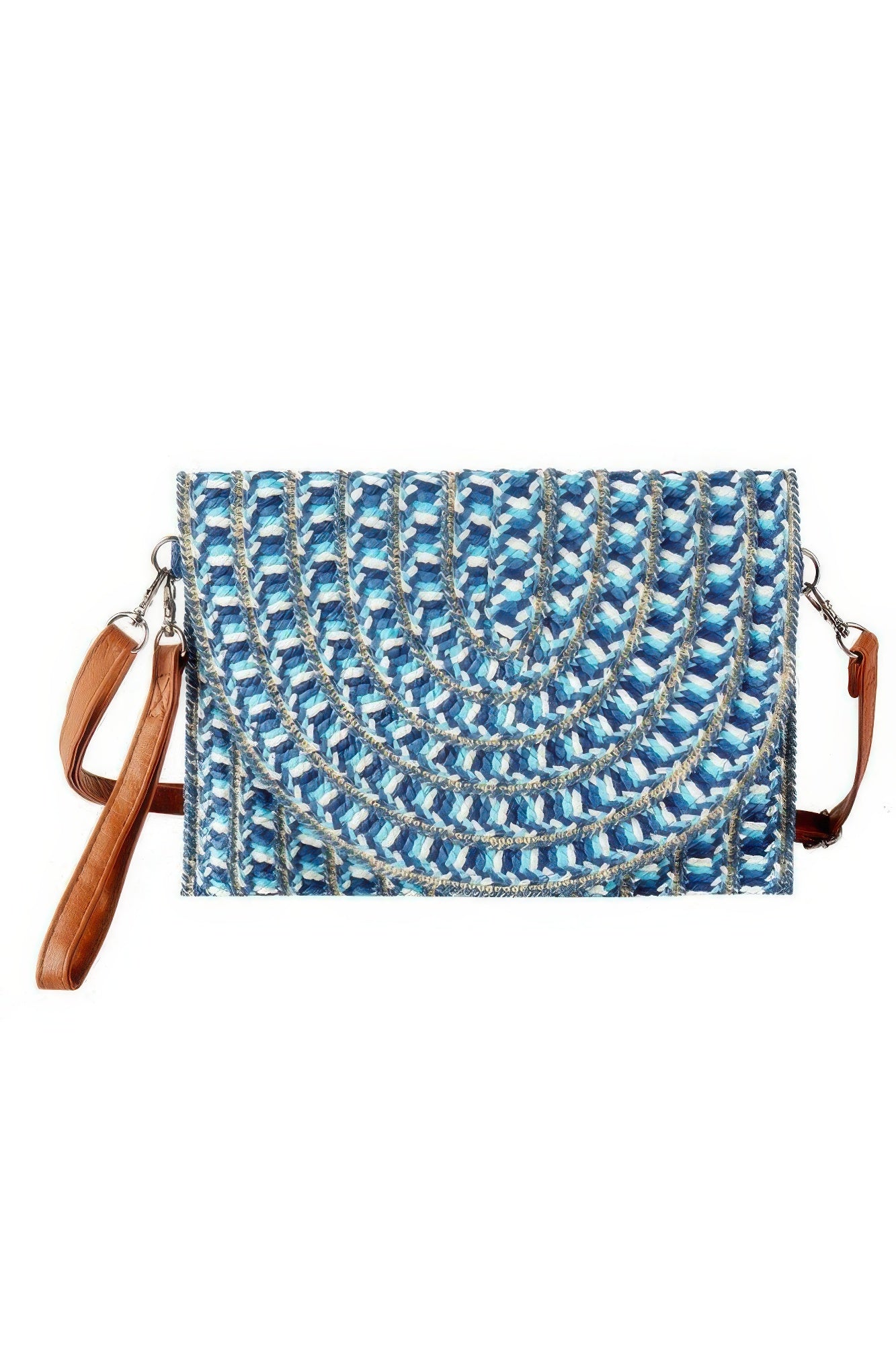 Multi Color Straw Clutch & Crossbody Bag | Mixtshop LLC