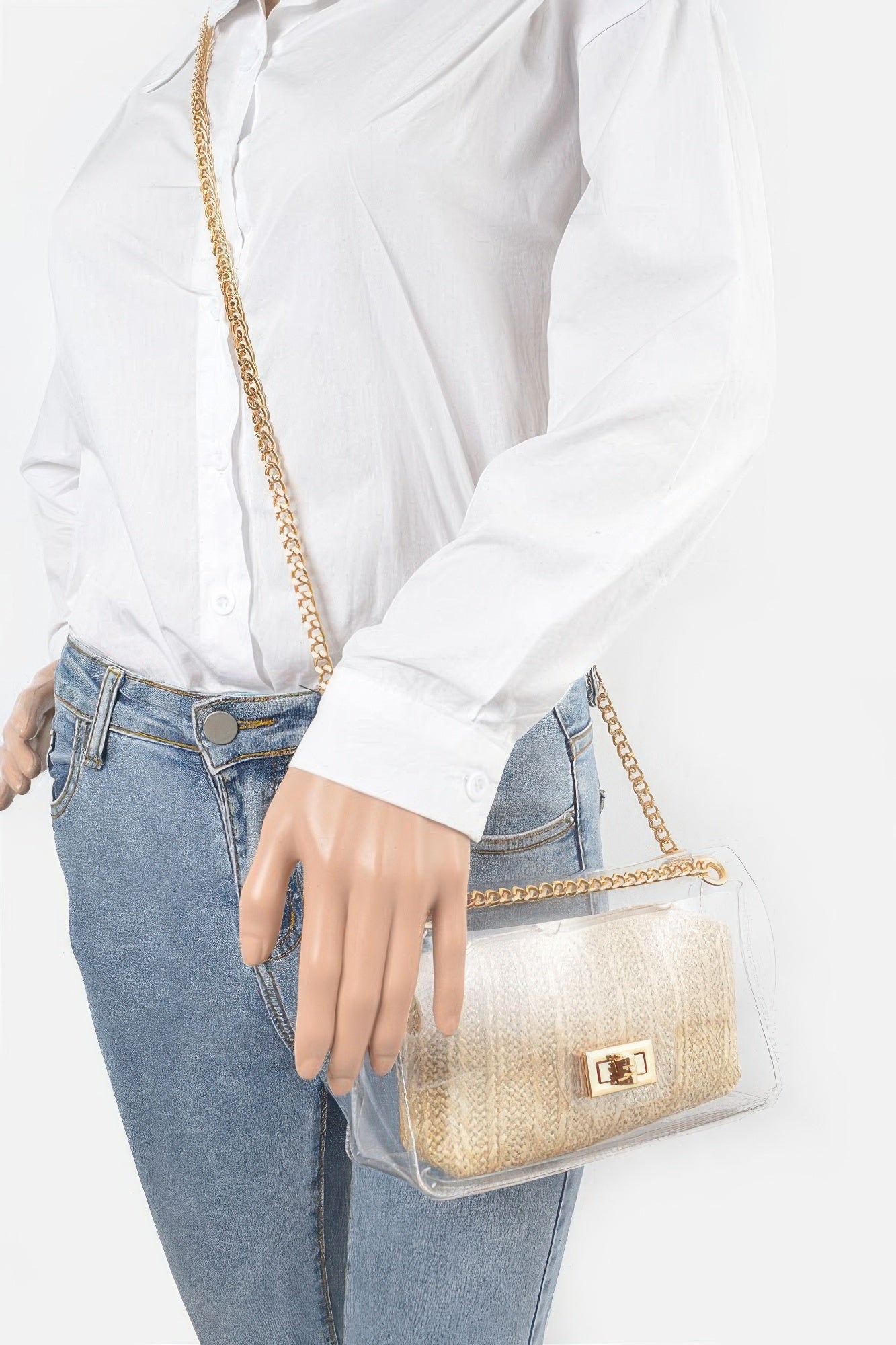 Transparent Crossbody Bag W/pouch | Mixtshop LLC
