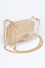 Transparent Crossbody Bag W/pouch | Mixtshop LLC
