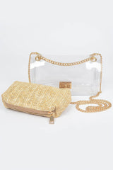 Transparent Crossbody Bag W/pouch | Mixtshop LLC