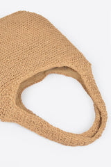 Faux Straw Hobo Bag | Mixtshop LLC