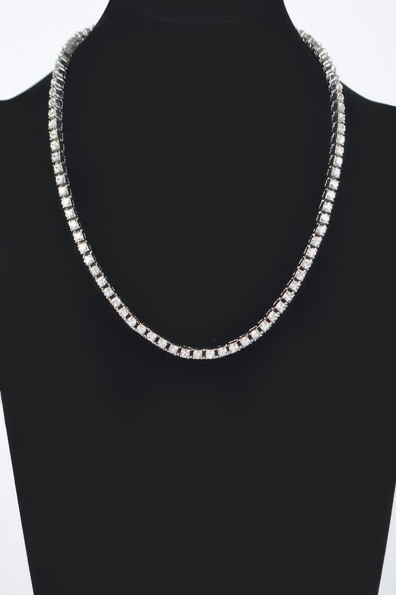Rhinestone Chain Layered Necklace Chain | Mixtshop LLC