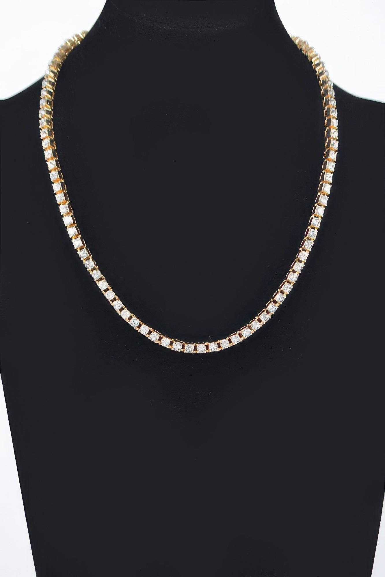 Rhinestone Chain Layered Necklace Chain | Mixtshop LLC