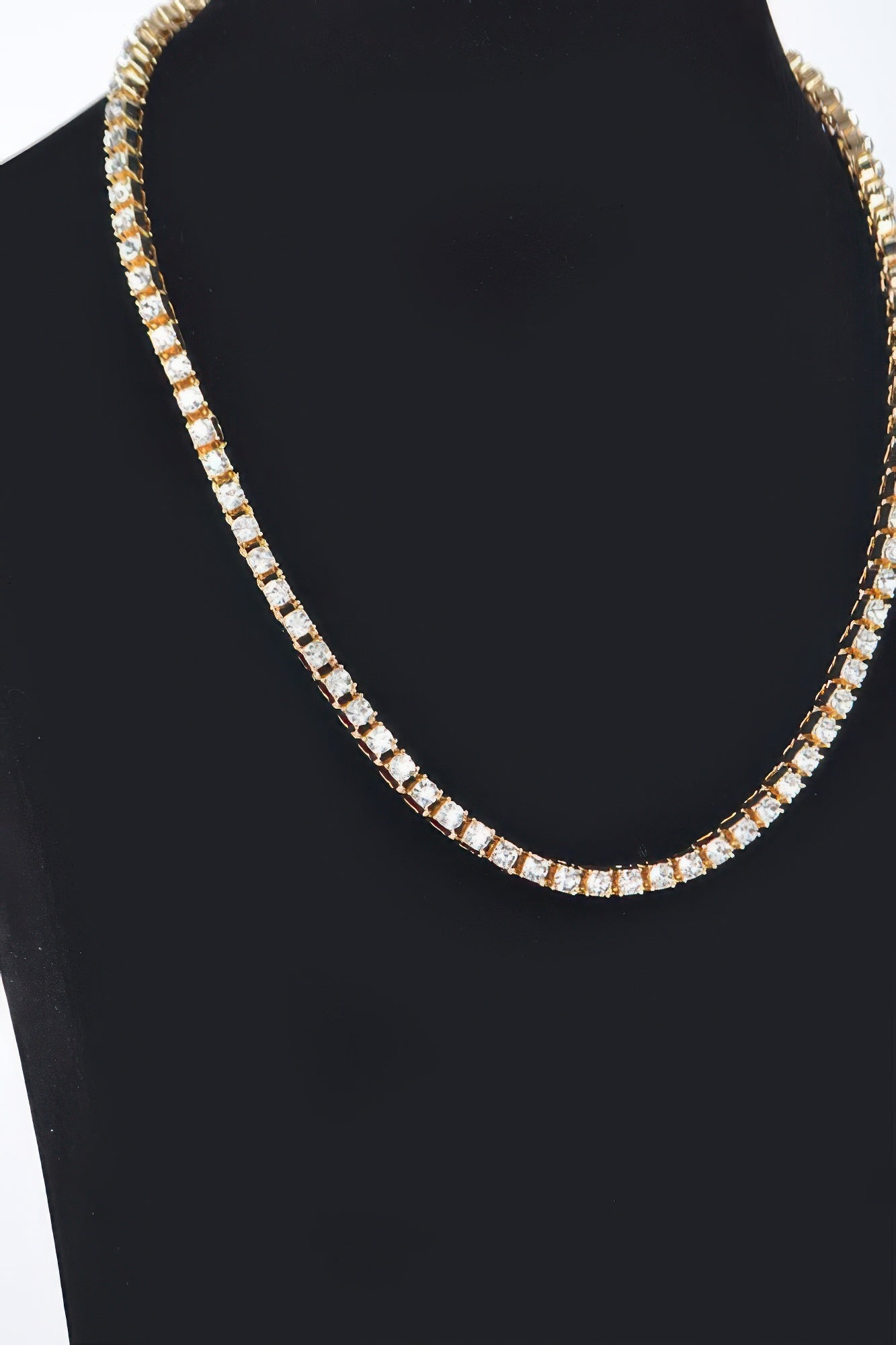 Rhinestone Chain Layered Necklace Chain | Mixtshop LLC