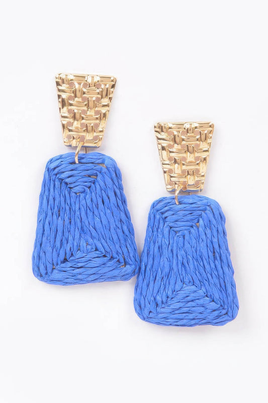 Faux Straw Dangling Earring | Mixtshop LLC