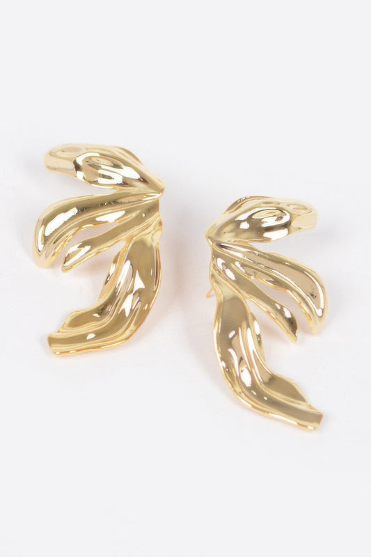 Metal Gold Plated Earring | Mixtshop LLC