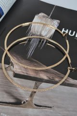 12cm Double Rhinestone Hoop Earrings | Mixtshop LLC