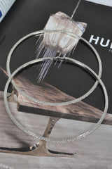 12cm Double Rhinestone Hoop Earrings | Mixtshop LLC