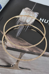 12cm Double Rhinestone Hoop Earrings | Mixtshop LLC