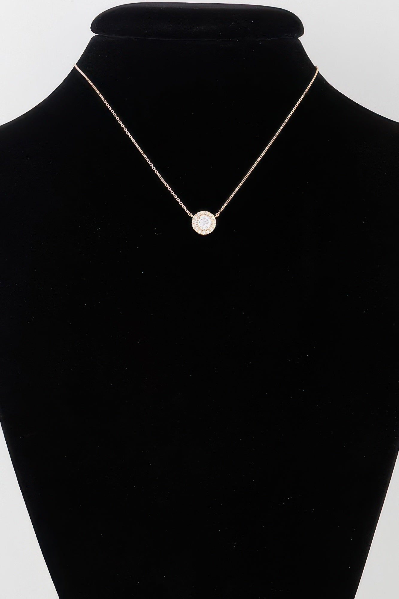 Modern Rhinestone Pendant Necklace | Mixtshop LLC