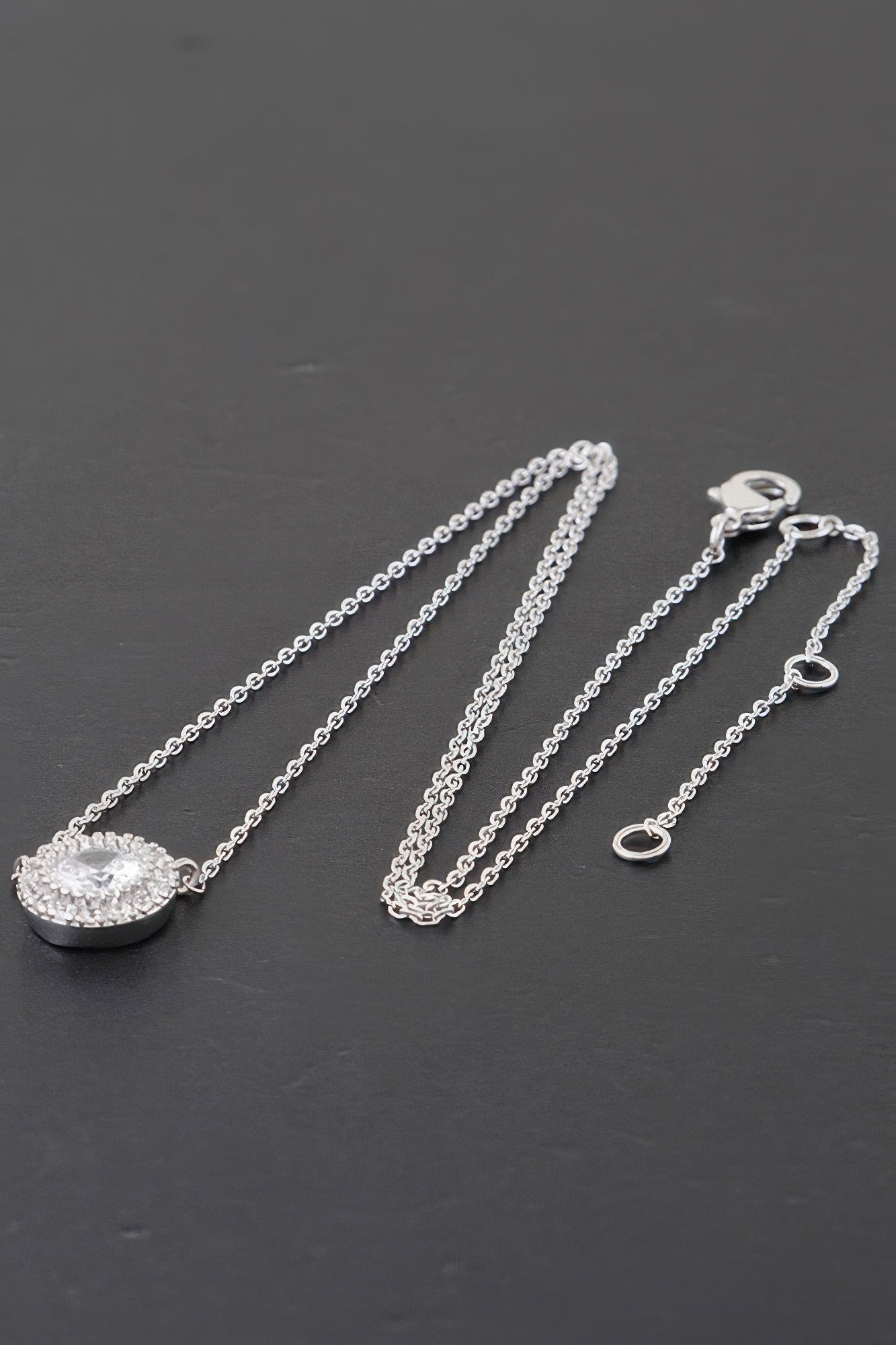 Modern Rhinestone Pendant Necklace | Mixtshop LLC