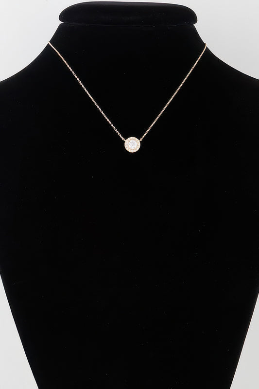 Modern Rhinestone Pendant Necklace | Mixtshop LLC
