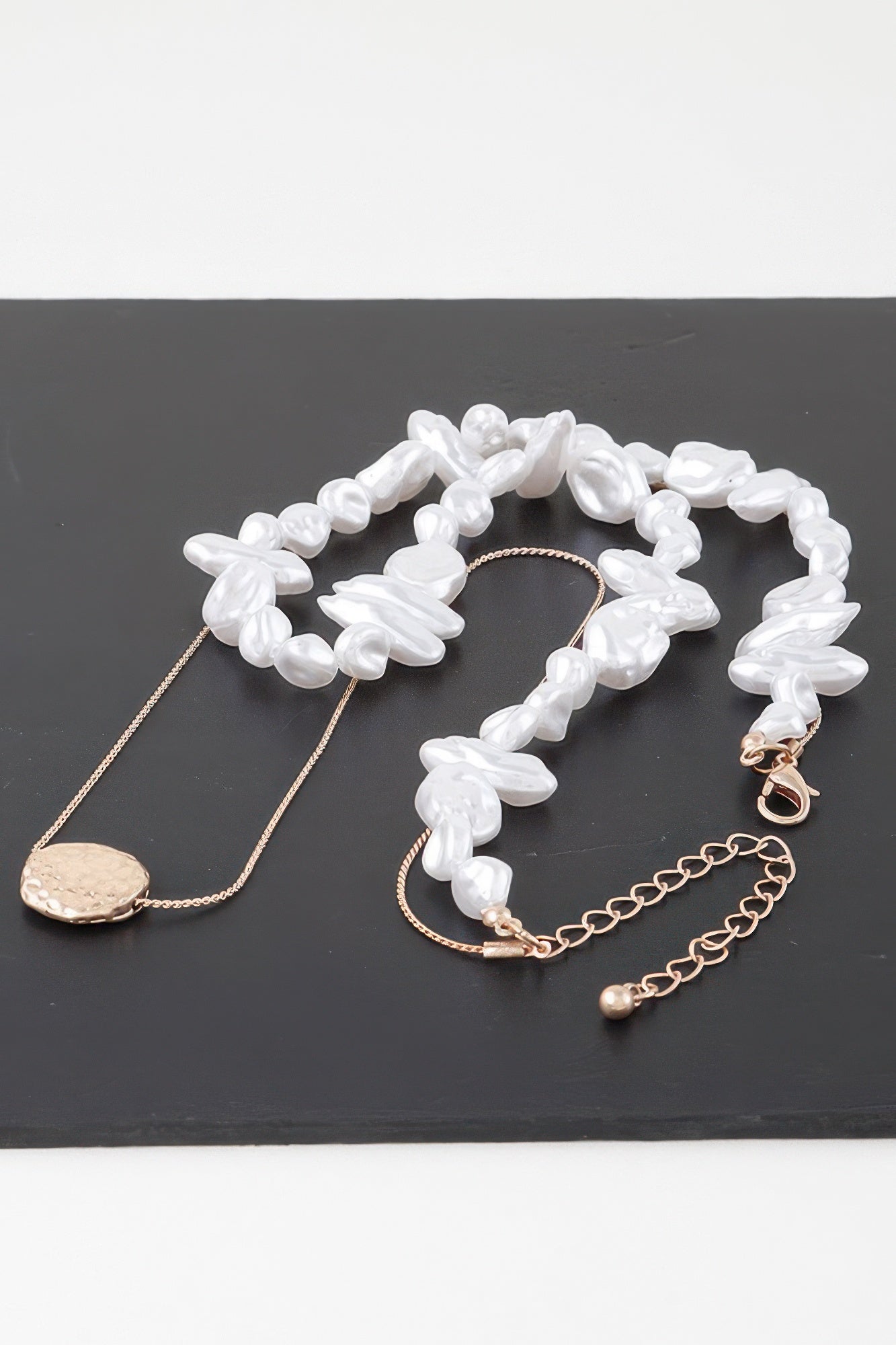 Double Abstract Stone Necklace | Mixtshop LLC